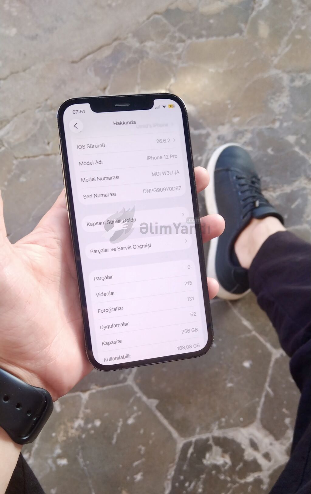 IPhone 12 Pro, 256 GB, Deep Purple, Face ID — Elektronika, Bakı (5)