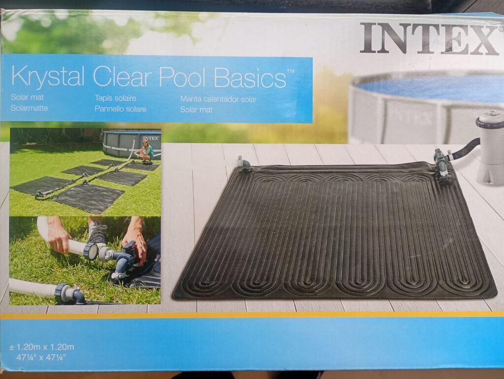 INtex Krystal Clear Pool Basics – Günəş enerjili hovuz isidici mat — Günəş panelləri, Bakı