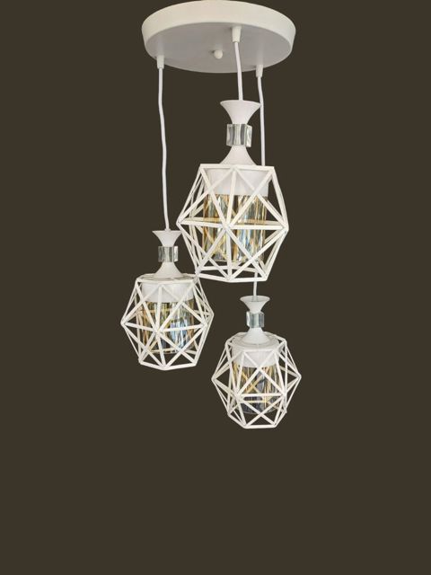 Asma çıraq 1099, ağ — Bakı
