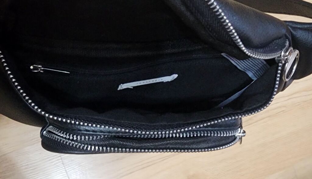 Terranova- Qara bel/çiyin çantası (belt bag, crossbody) - Material — Çantalar, çamadanlar, cüzdanlar, Bakı (4)