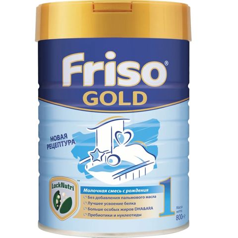 Quru südlü qatışıq Friso Gold 1, 0-6 ay, 800 q — Bakı