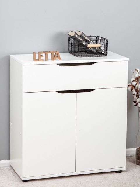 Komod Letta, ağ, Ldsp, 75х35.5х82 sm — Bakı