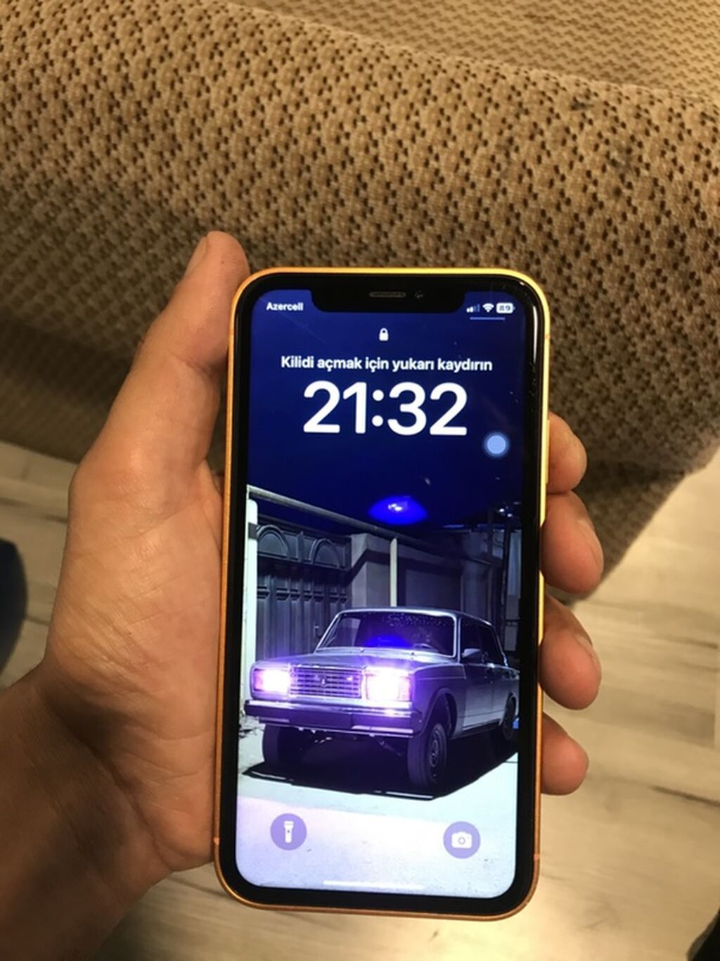 Məhsul: iPhone modelinə bənzər dizayna sahib smartfon (narıncı/qızılı — Digər smartfonlar, Ağdaş (2)