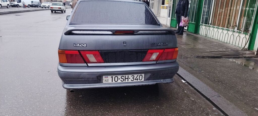 Lada Samara sedan - Kuzov: 4 qapılı sedan, boz rəng - Mühərrik — Avtomobillər, Quba (7)