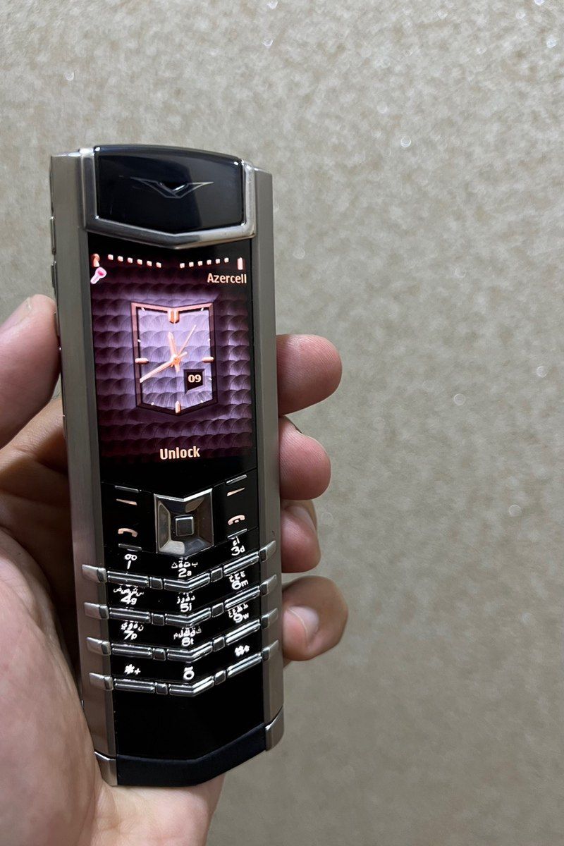 Vertu Signature S Design Black and White 4GB — Smartfonlar, Bakı (3)