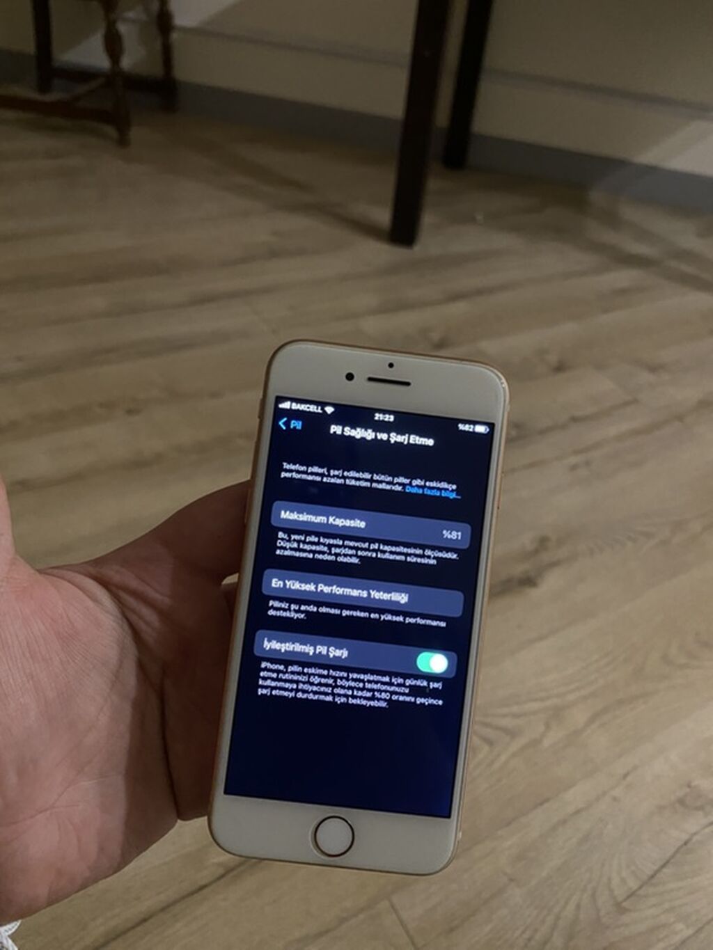 IPhone 8, 64 GB, Desert Titanium, Barmaq izi — Apple iPhone, Bakı (3)