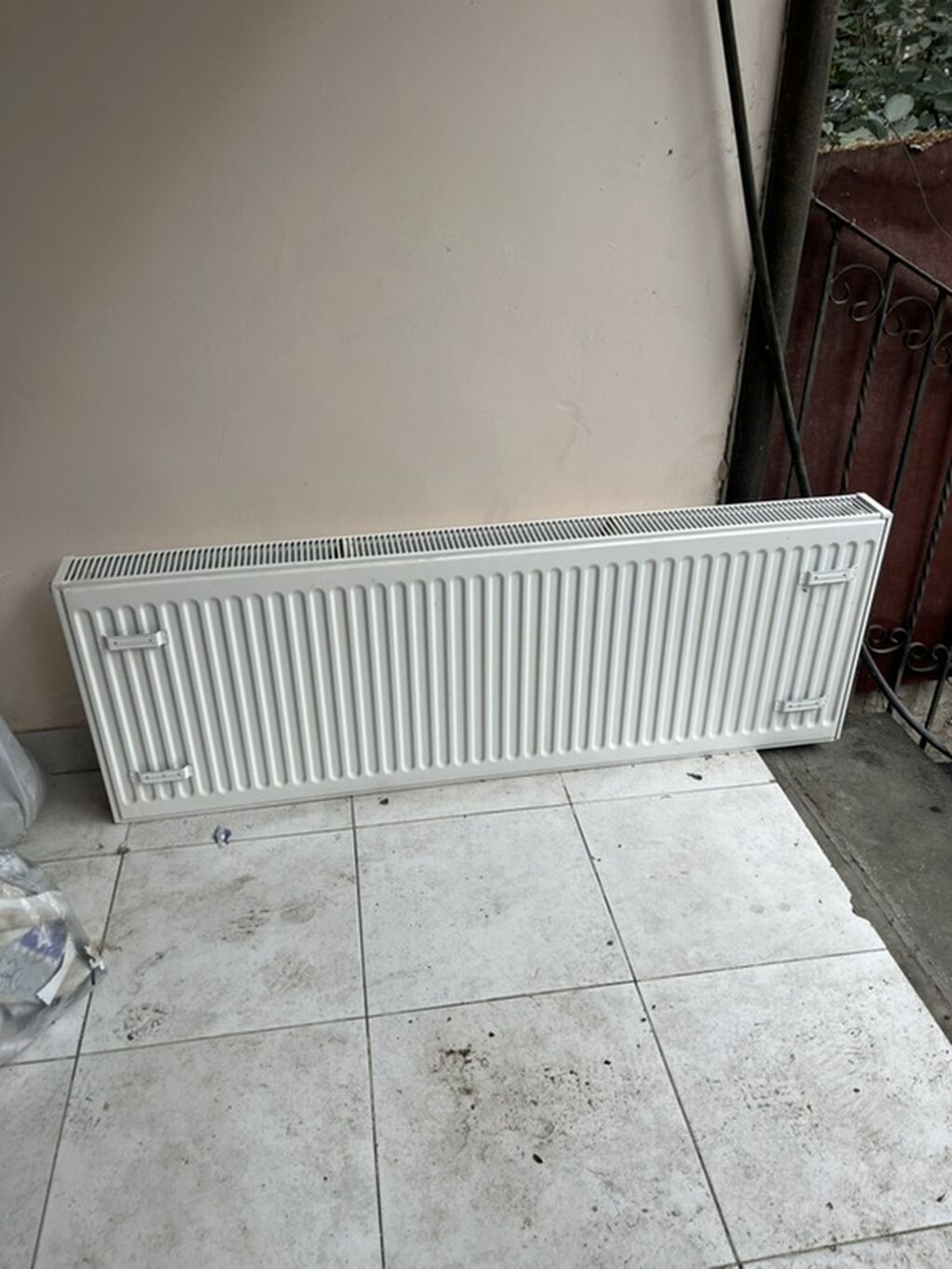 2 ədəd Panel radiator – iki tərəfli konveksiya tipli, ağ rəng.140 sm — Radiatorlar, Bakı