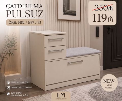 Düz dolab, Dəhliz üçün, Paltar üçün — Bakı