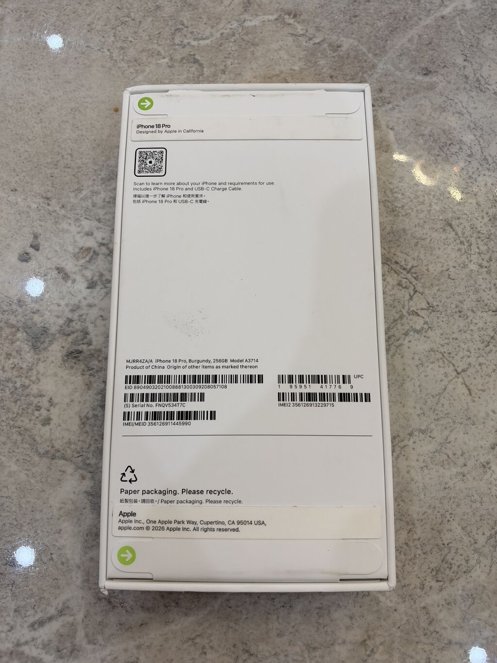 IPhone 18 Pro, 256 GB, Bordo — Apple iPhone, Bakı (2)