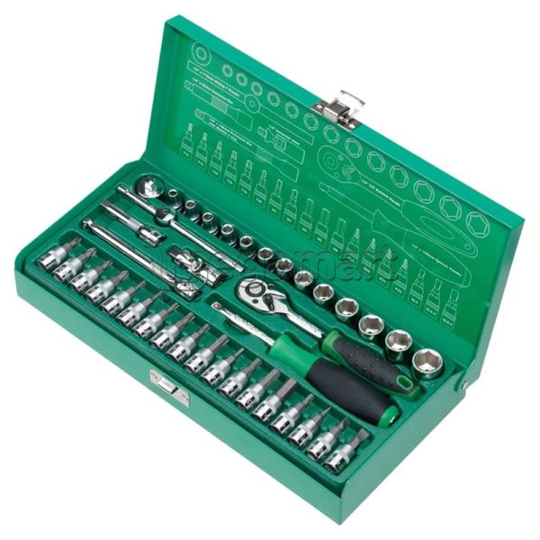 Başlıq dəsti 1/4" ProsKit SK-23801M (38 pcs 6.3mm) — Alətlər, Bakı