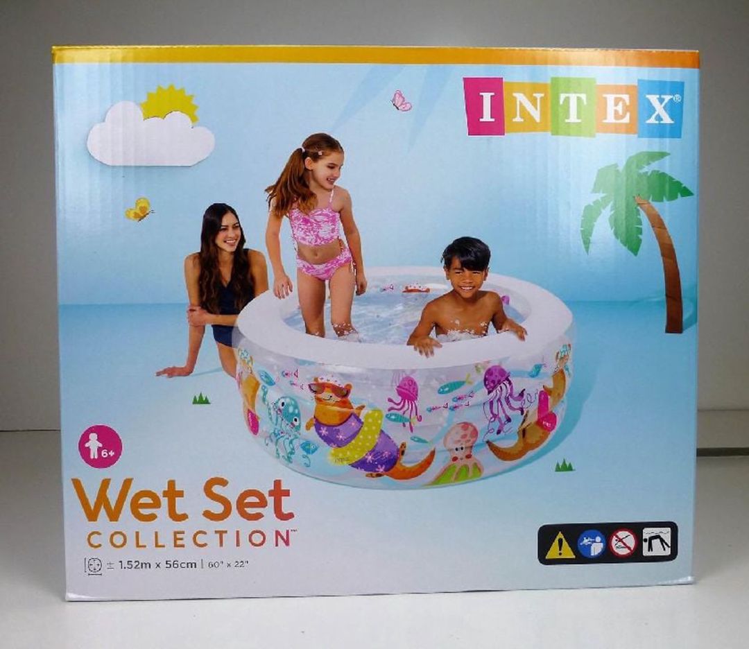 Şişmə hovuz Intex 58480, 152x56 sm, 318 l, akvarium 6 yaşdan — Hovuzlar, Bakı (2)
