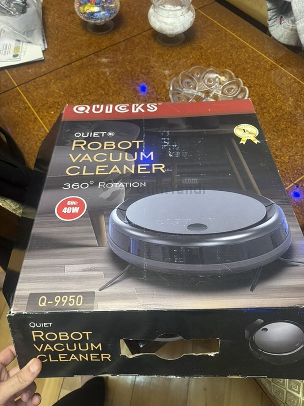 Quıeks Q-9950 Robot Tozsoran Pul lazımdı deye satılır — Ev texnikası, Abşeron (4)