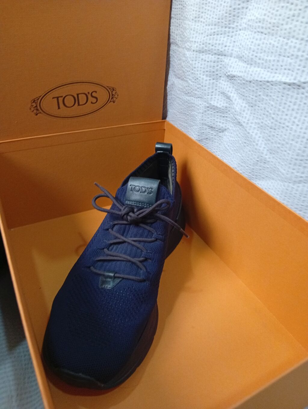100 manat. Tünd göy rəngli kişi Tod's ayaqqabıları "Tod's Run 63K — Ayakkabılar, Bakı