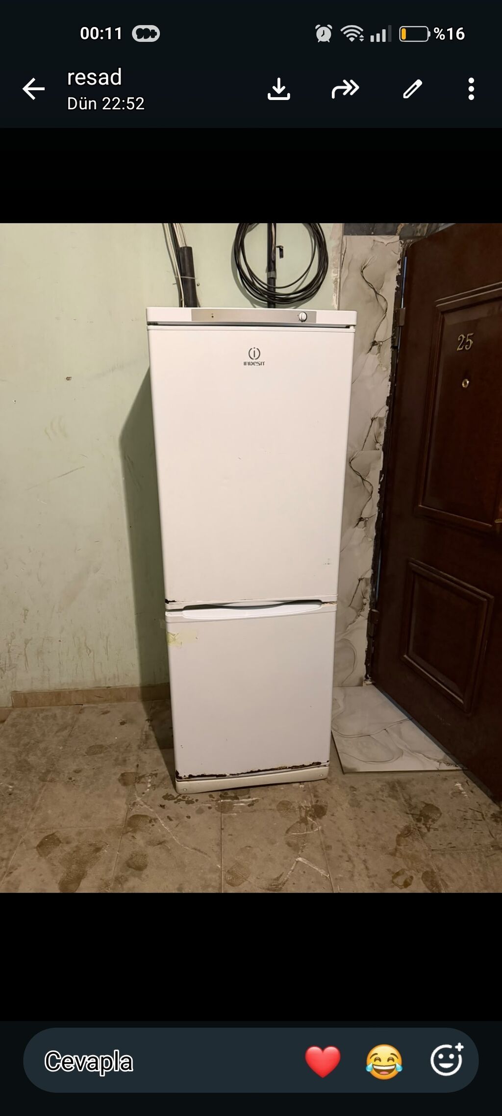 Indesit iki qapılı soyuducu - Marka/model: Indesit, üstdə soyuducu — Soyuducular, Xırdalan