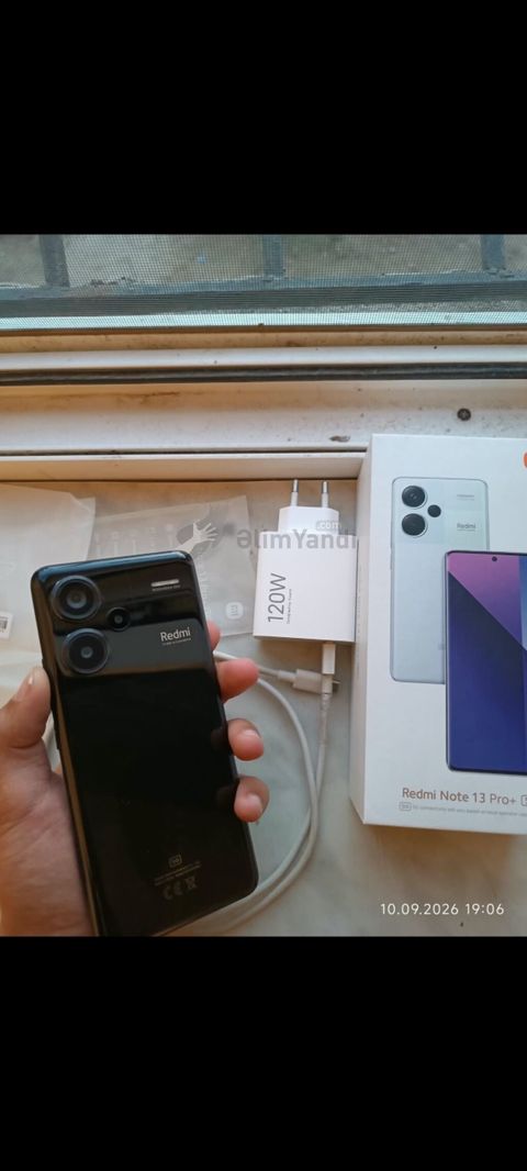 Redmi Note 13 Pro+, 256 GB, rəng - Qara, Barmaq izi, İki sim — 350 ₼ · Bakı · Elektronika Redmi Note 13 Pro+, 256 GB, rəng - Qara, Barmaq izi, İki sim — Bakı