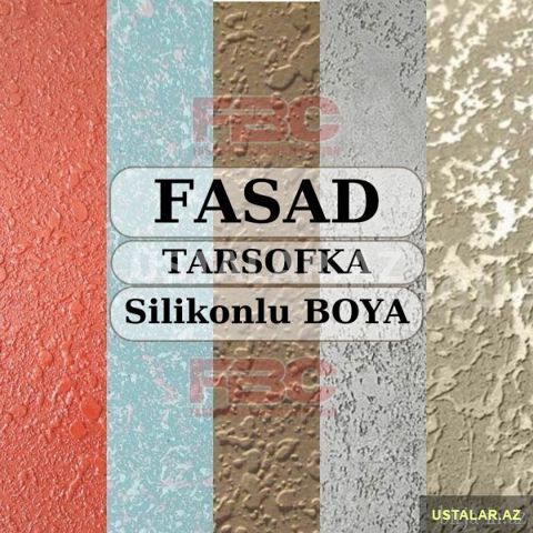 Fasad Tarsofka Selekonlu Boya İsleri — 1 ₼ · Bakı · Tikinti xidmətləri Fasad Tarsofka Selekonlu Boya İsleri — Bakı