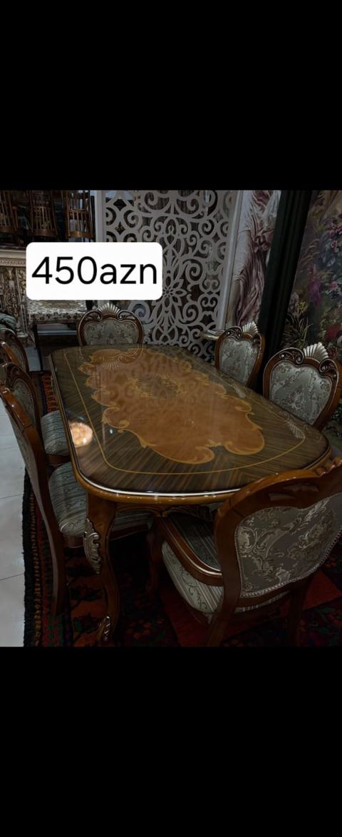 Ünvan: Azadlıq, Şəkinə Klassik üslubda 6 nəfərlik yemək dəsti — Bakı