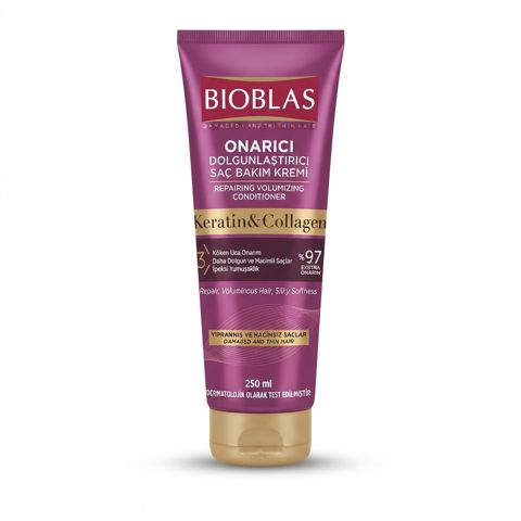 Saç kremi Bioblas Keratin & Collagen, 250 ml — Bakı