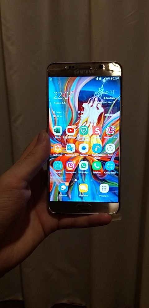 Samsung Galaxy Note 5, 32 GB, rəng - Qızılı, Barmaq izi — Bakı