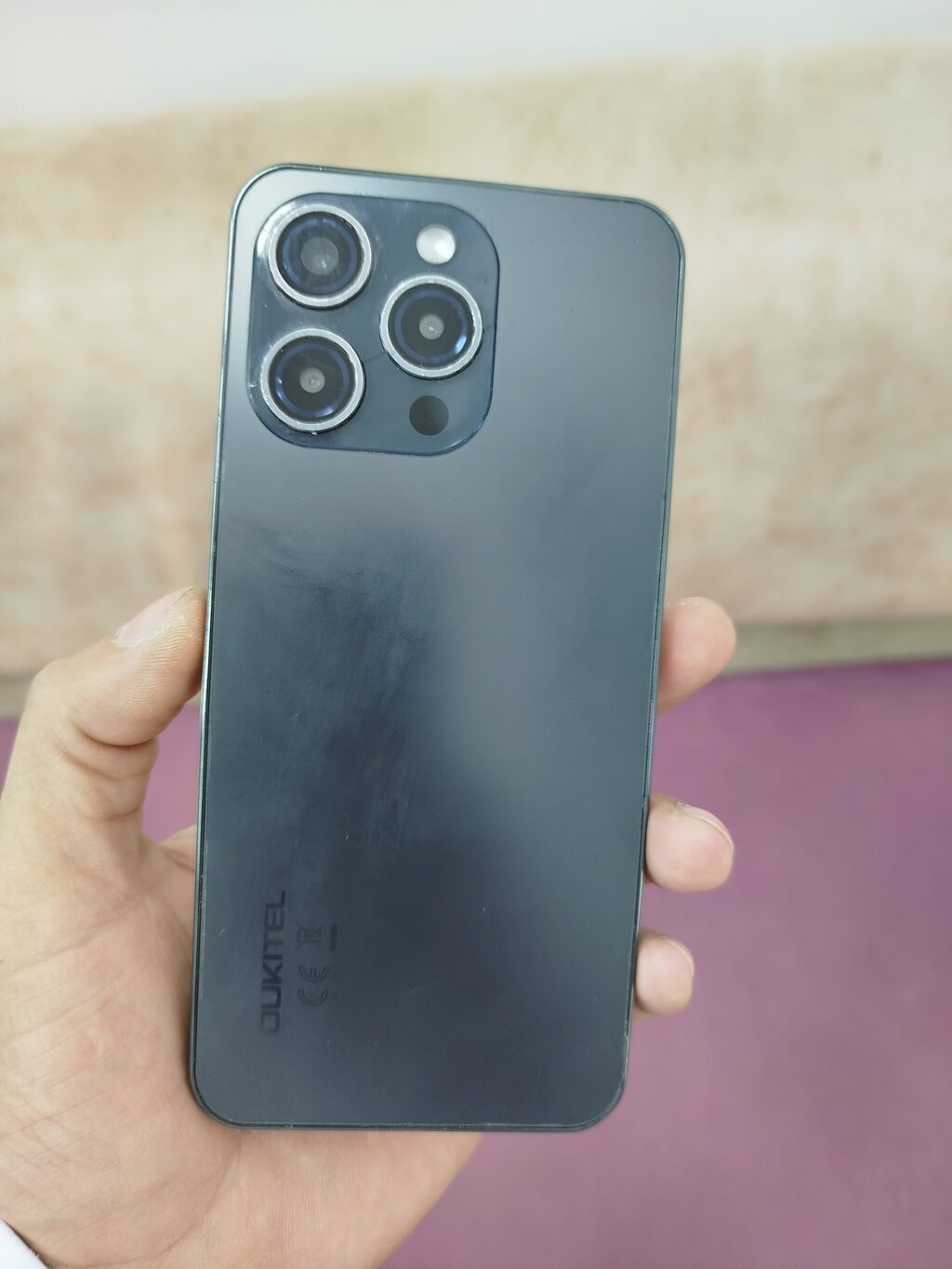Oukitel P1, 16 ram, 256 GB yaddaş. Arxa krışka dəyişilib. Original — Digər smartfonlar, Bakı (2)