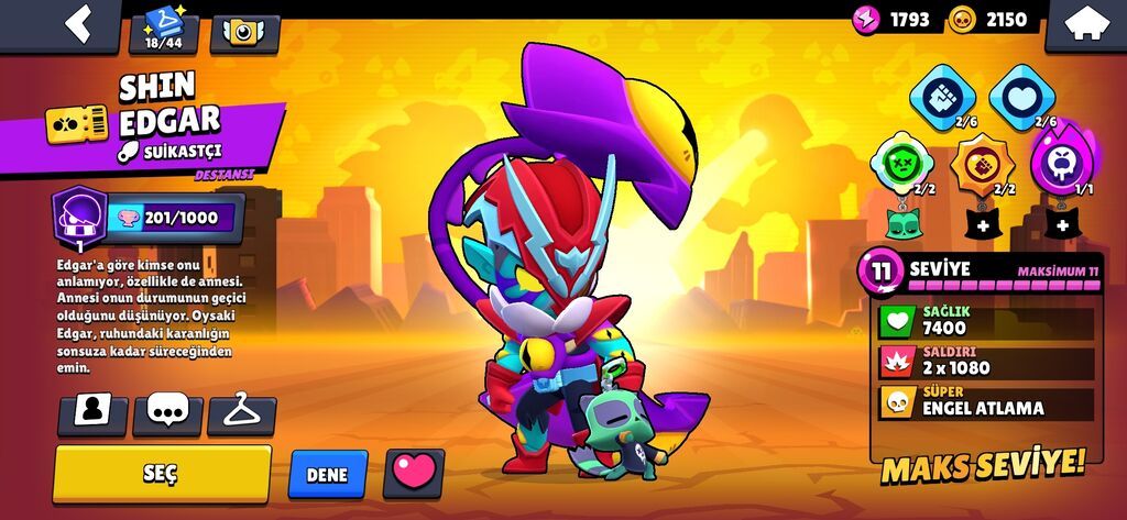 Brawl Stars oyunu üçün yüksək səviyyəli hesab - Kupa yolu: 70,602 — Mühasibəlik, maliyyə, Bakı (5)