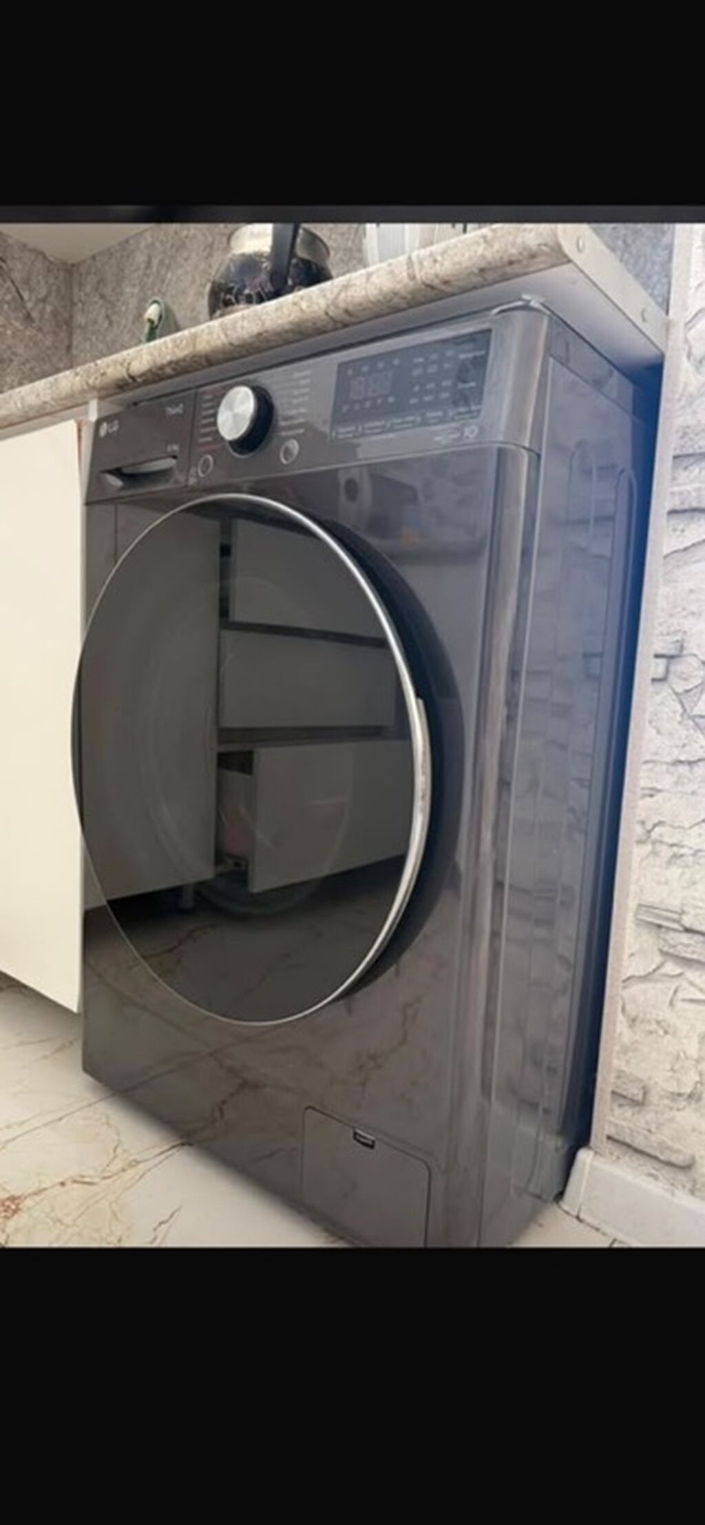 Paltaryuyan maşın LG, 8 kq, Yeni, Avtomat, Ünvandan götürmə, Ödənişli çatdırılma, Rayonlara çatdırılma — Çamaşır maşınları, Bakı