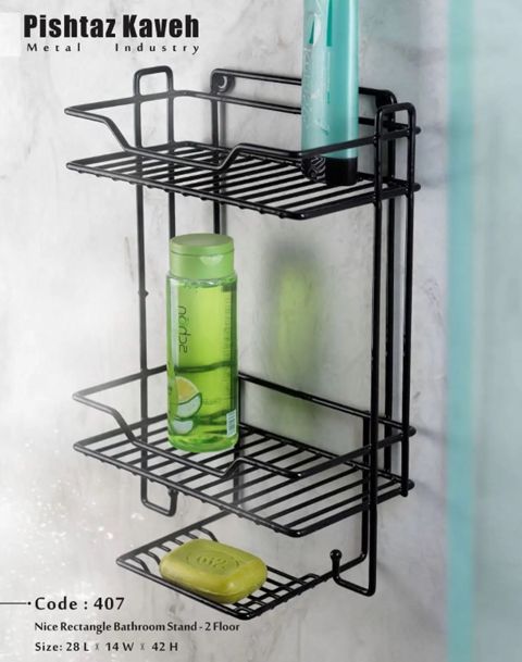 Hamam üçün rəf vm410, metal, ağ, 2 mərtəbəli, 28x14x42 sm — 15.8 ₼ · Bakı · Mallar Hamam üçün rəf vm410, metal, ağ, 2 mərtəbəli, 28x14x42 sm — Bakı