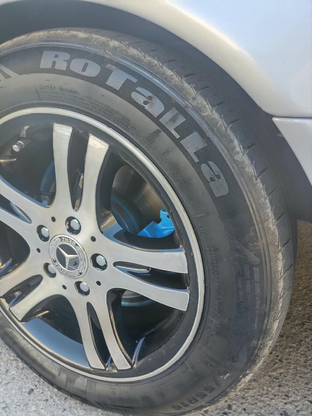 Məhsul: Mercedes-Benz üçün yüngül lehimli disk və təkər komplekti — Diskləri, Şirvan (2)