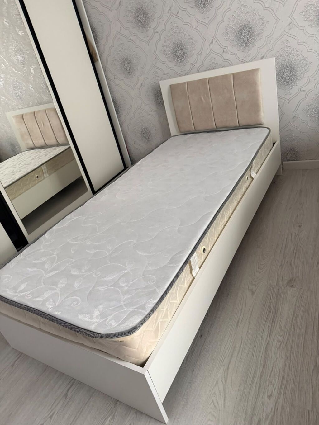 Yeni, Təknəfərlik çarpayı, Matras ilə — Yataqlar, Bakı (2)
