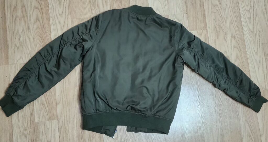 Unisex bomber gödəkçə – - Rəng: xaki (zeytun yaşıl) - Daxili: parlaq — Kurtkalar, Bakı (6)