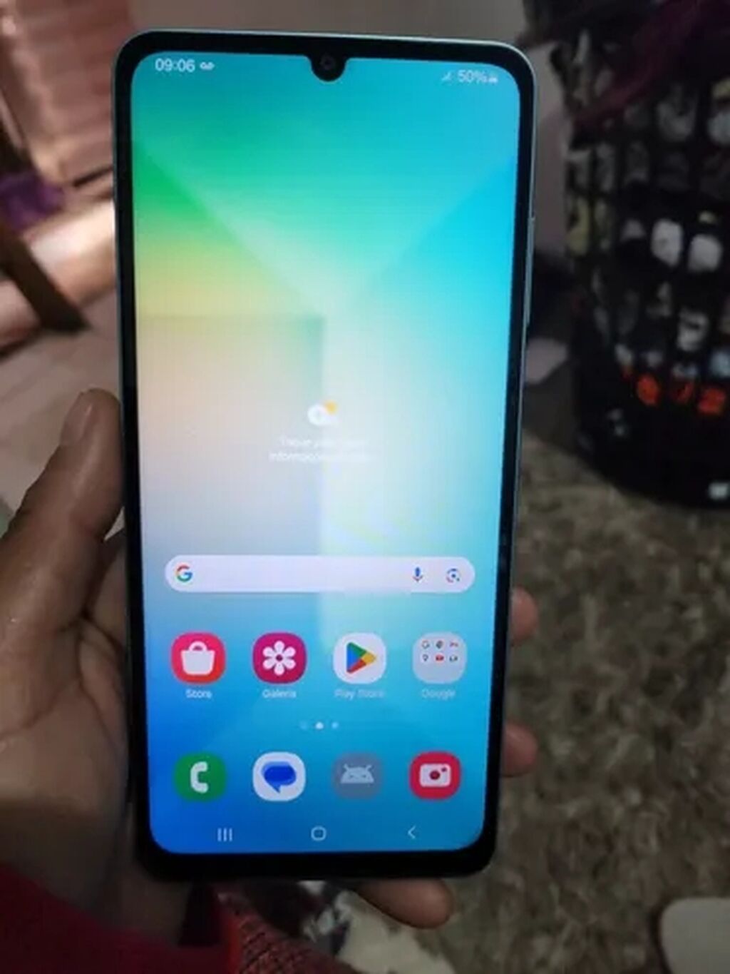 Samsung Galaxy A06, 128 GB, rəng - Yaşıl, Zəmanət — Samsung, Bakı