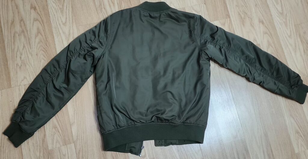 Unisex bomber gödəkçə – - Rəng: xaki (zeytun yaşıl) - Daxili: parlaq — Kurtkalar, Bakı (7)