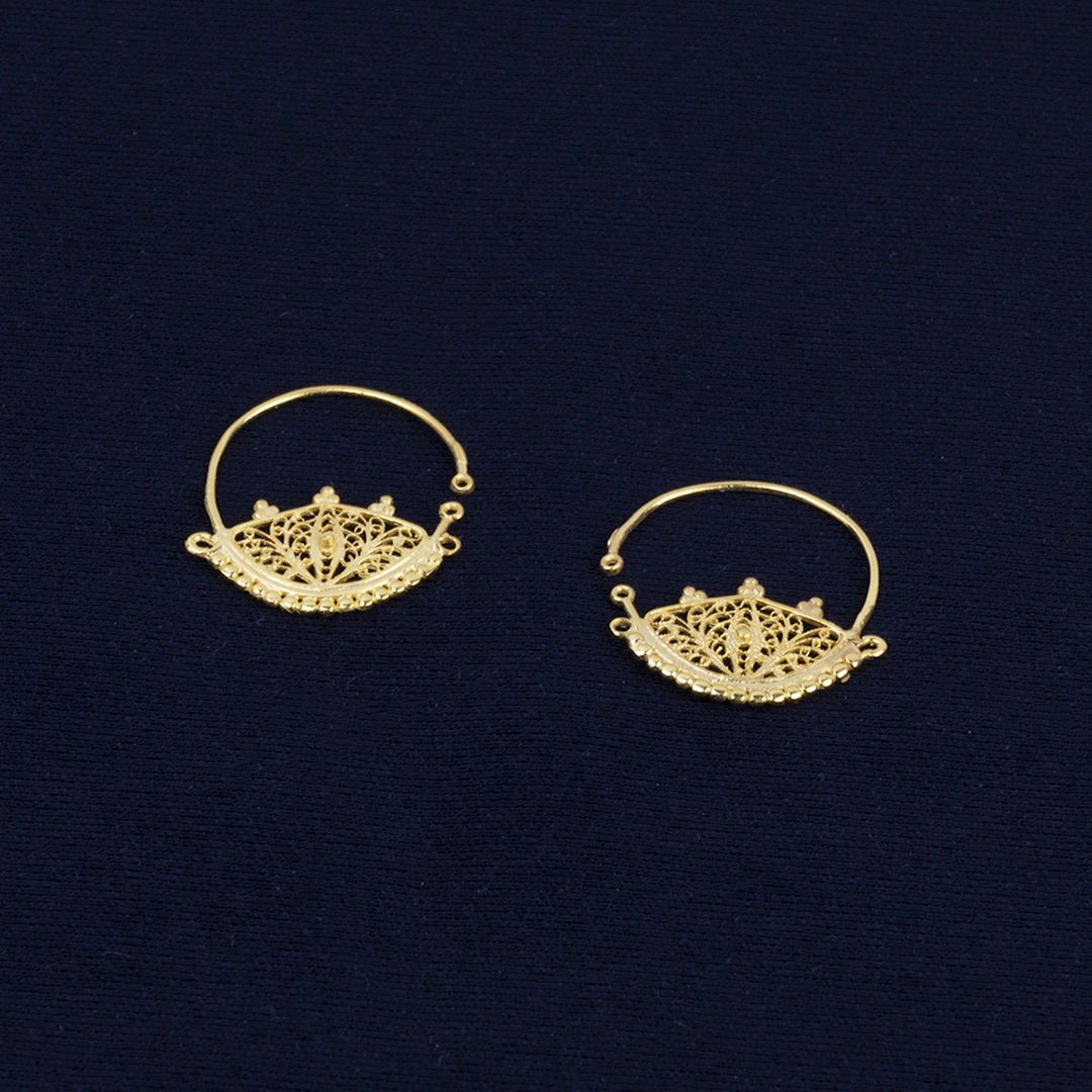 Qadın sırğaları Azgold 537 qızılı — Mallar, Bakı (2)