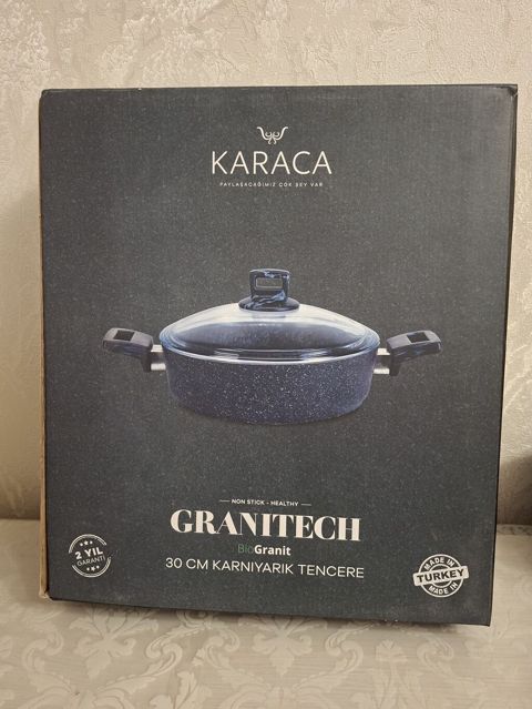 Qazan, Qranit, 30 sm, Karaca, Türkiyə — 80 ₼ · Bakı · Bişirmə qabları Qazan, Qranit, 30 sm, Karaca, Türkiyə — Bakı