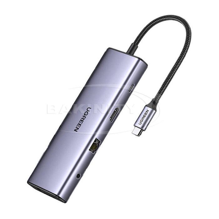 Ugreen Tablet CM498 USB C Hub, 10-in-1(15601) — Kompüterlər və noutbuklar, Bakı (3)