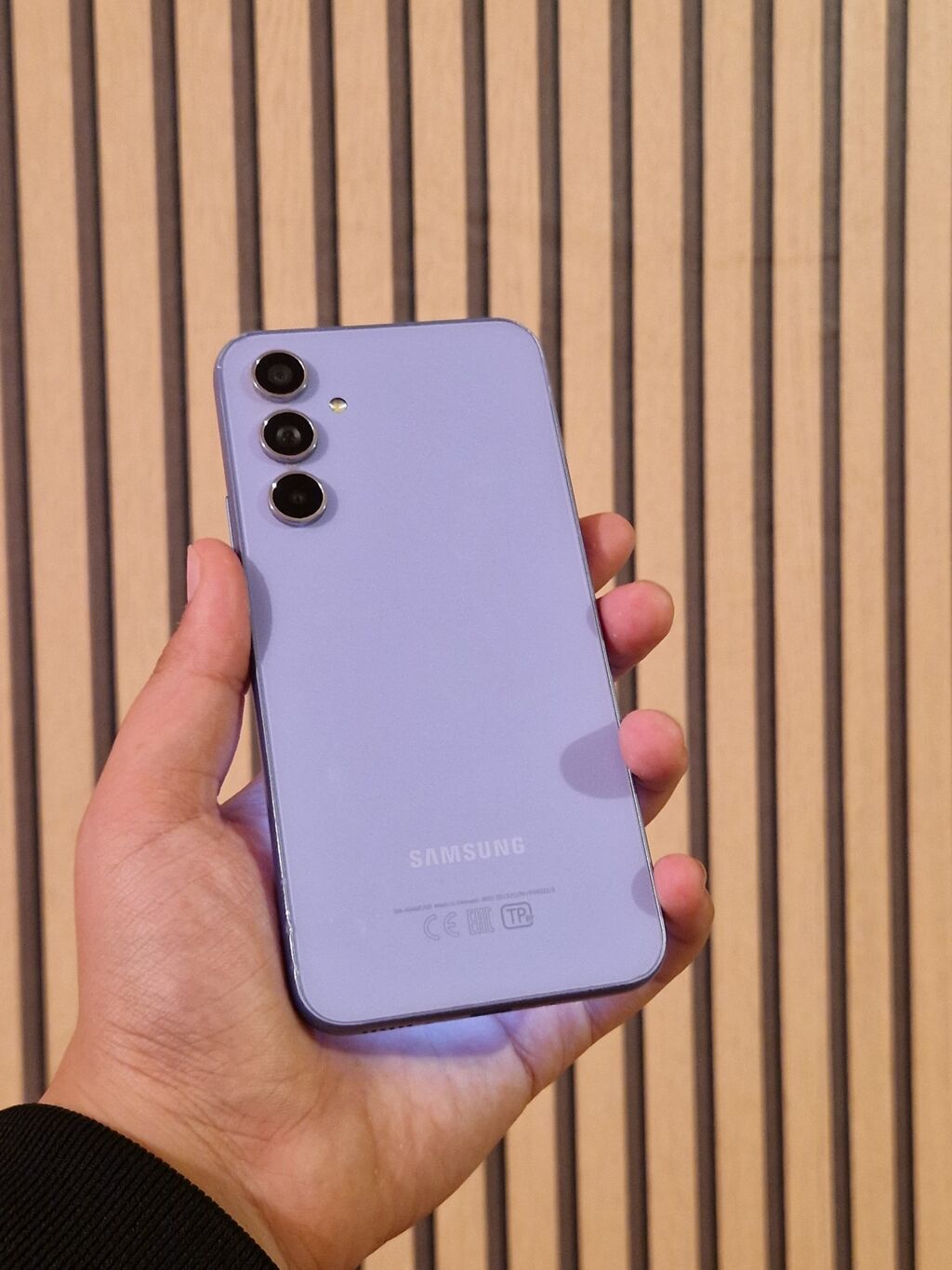 Samsung Galaxy A54 5G, 128 GB, rəng - Bənövşəyi, Zəmanət, Barmaq izi, Simsiz şarj — Samsung, Bakı