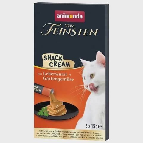 Vom Feinsten Qəlyanaltı-Kremli qəlyanaltı qaraciyər paşteti + bağ tərəvəzlərindən qəlyanaltı kremi ilə 6 ədəd x 15 q — Zoo.az — Mushuklar