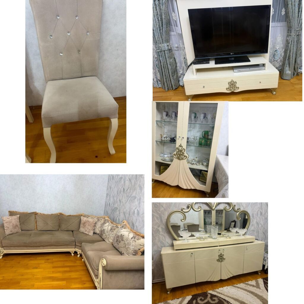 Dest 260₼ .Deste divan,6 eded stultv stentqorka ve kamot daxildir — Qonaq otağı üçün, Bakı