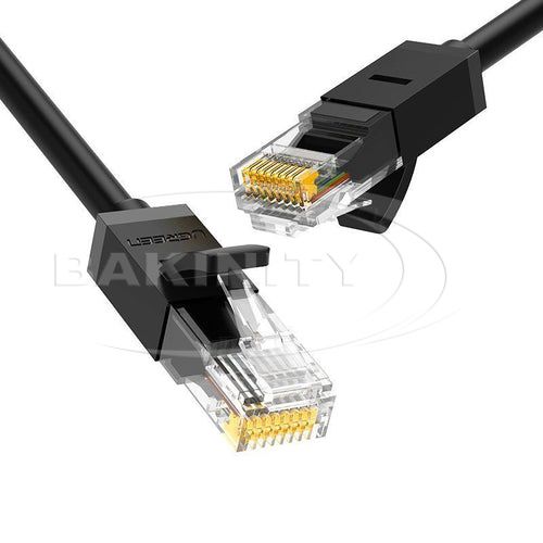 UGreen U-utp Cat6 Patch cord 10m (black) NW102 — Kabelləri, adapterlər və keçidçilər, Bakı