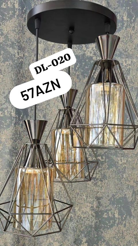 Çılçıraq, 3 lampa, Metal — 57 ₼ · Saray · Tavan is?qlar? v? cilc?raqlar Çılçıraq, 3 lampa, Metal — Saray