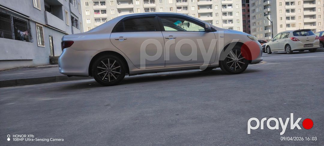 Toyota Corolla, gümüş rəng, istifadə olunmuş 77-HF-471 — Avtomobillər, Sumqayıt (6)