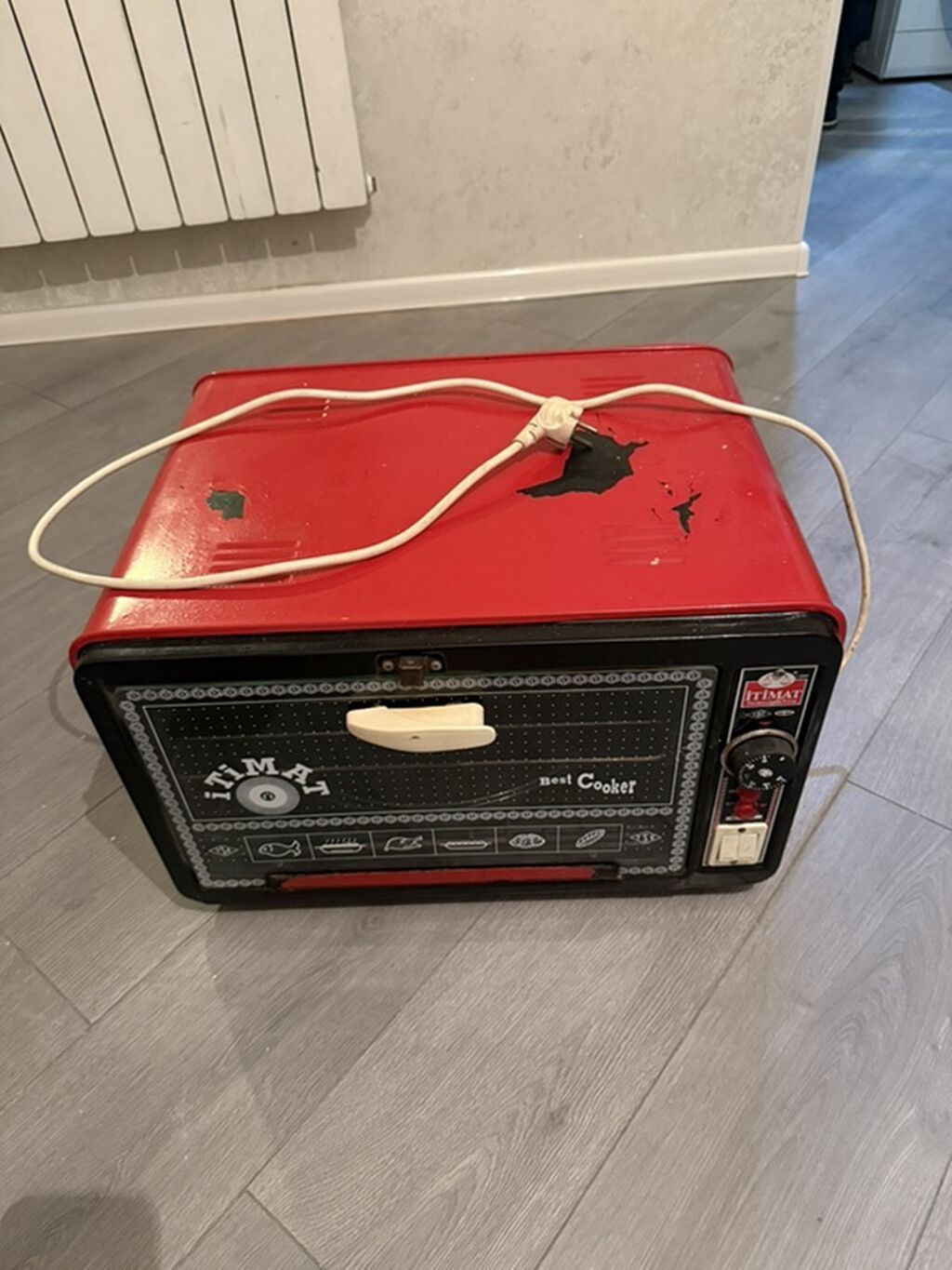 İtimat “Best Cooker” elektrik sobası İşlənmiş orta ölçülü elektrik — Masaüstü plitələr, Xırdalan (4)