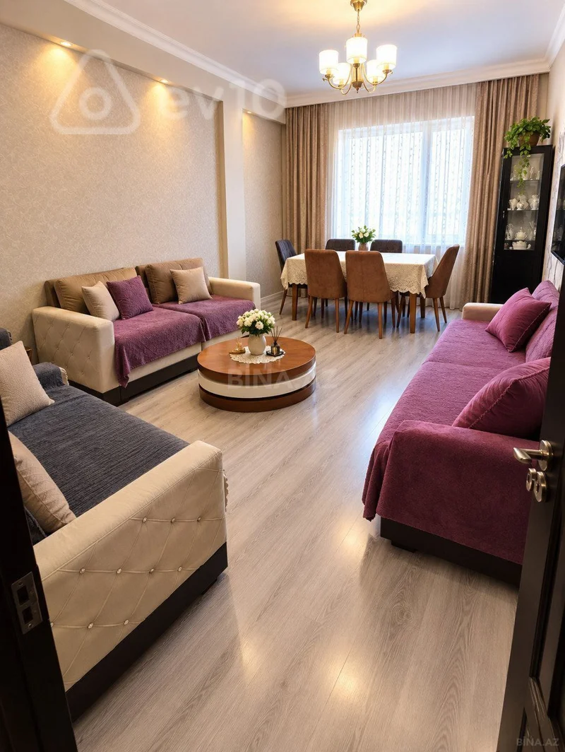 2 otaqlı mənzil, 70 m², cemsid naxcvanski kucesi — kirayə — Bakı