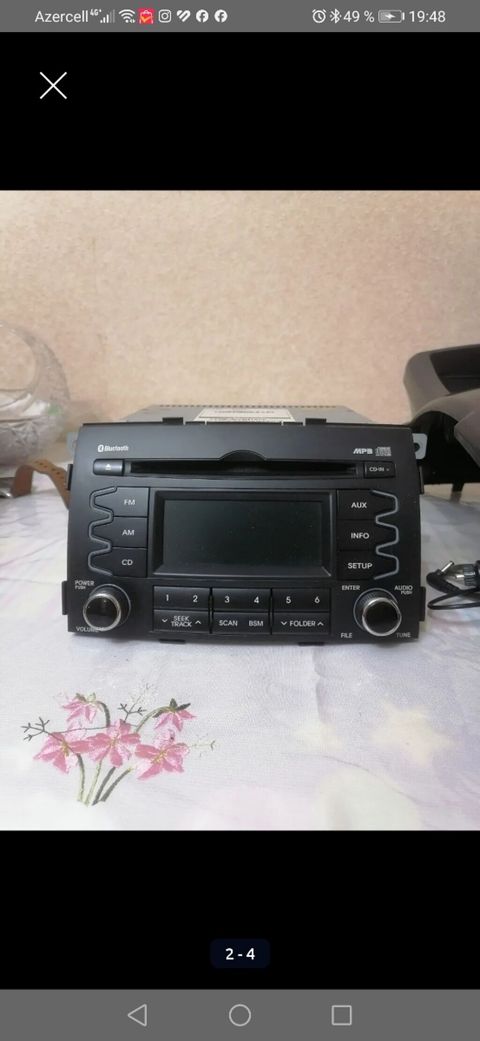 Hyundai ix35 üçün orijinal multimedia/radio başlıq dəsti Tərkib — Bakı