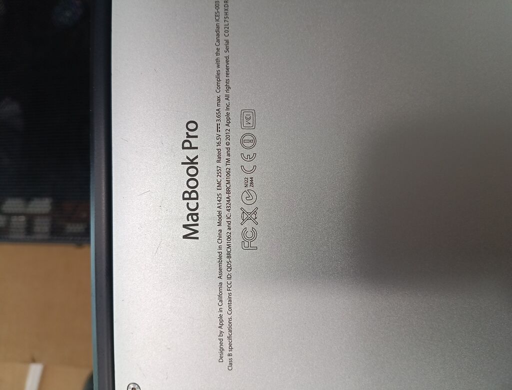 Apple MacBook Pro noutbuku Core i5 8 Ram 256 SSD - Model: A1425, EMC — Apple Macbook, Bakı (3)