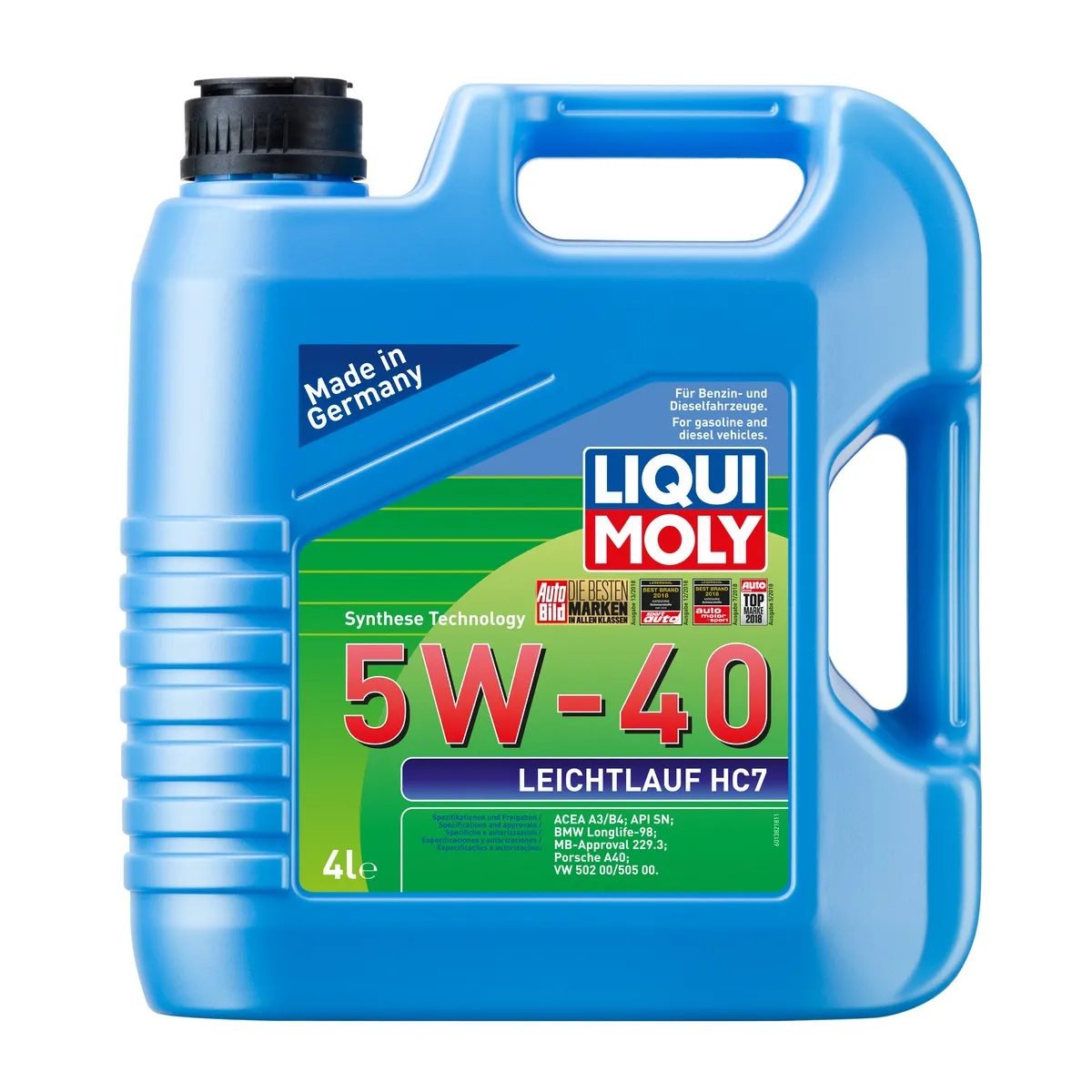 Avtomobil mühərrik yağı Liqui Moly Leichtlauf HC7 5W-40 4L (LM1382) — Motor yağları, Bakı