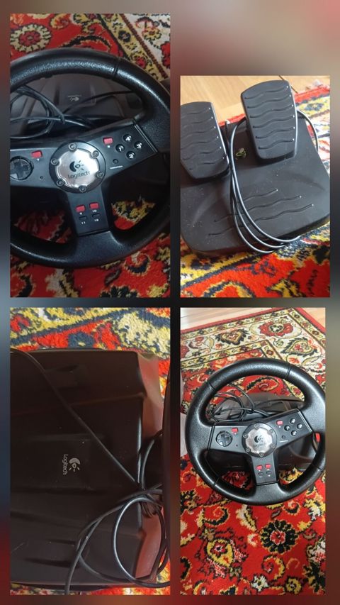 Logitech sükan və pedallar dəsti – oyun üçün - Brend/model: Logitech — 50 ₼ · Bakı · Aksesuarlar Logitech sükan və pedallar dəsti – oyun üçün - Brend/model: Logitech — Bakı