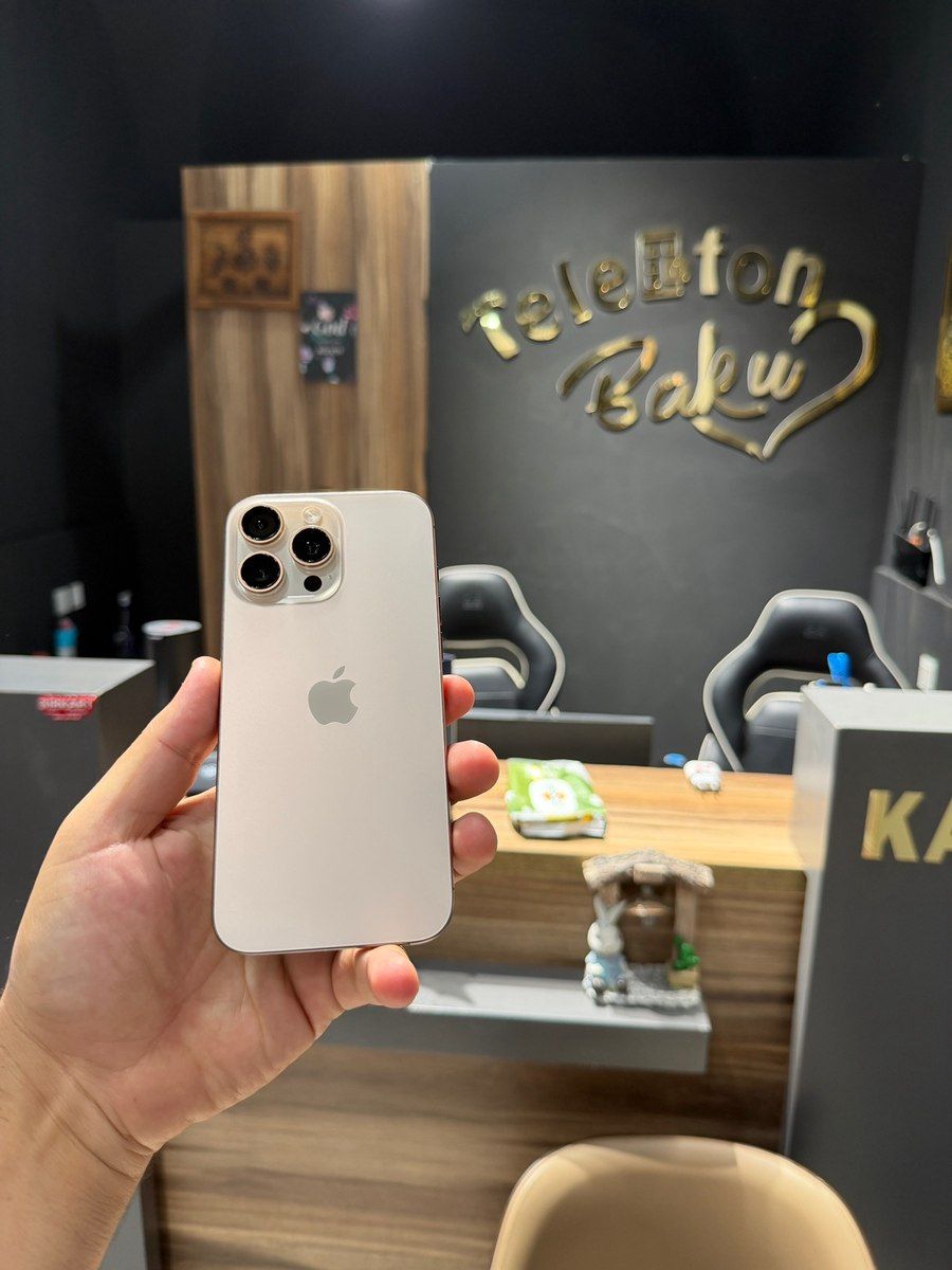 Apple iPhone 16 Pro Max Desert Titanium 256GB/8GB — Smartfonlar, Bakı