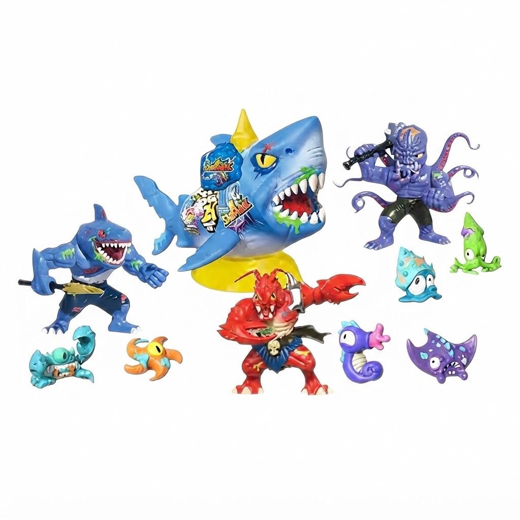 Sürpriz fiquru Aweppop Frenzy Shark, 5+ yaş, rezin/plastik — Mallar, Bakı