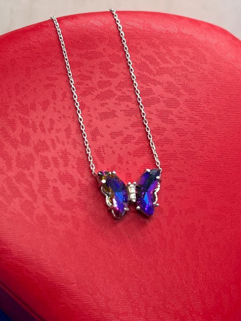 Boyunbağı Butterfly, gümüş 925 əyar — Bakı